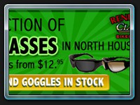 Sunglasses Banner Ad